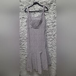 Anthropologie Monochrome Patterned Dress